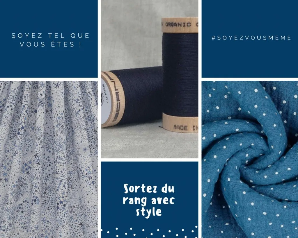 Etoffe et motif sortez du rang avec style