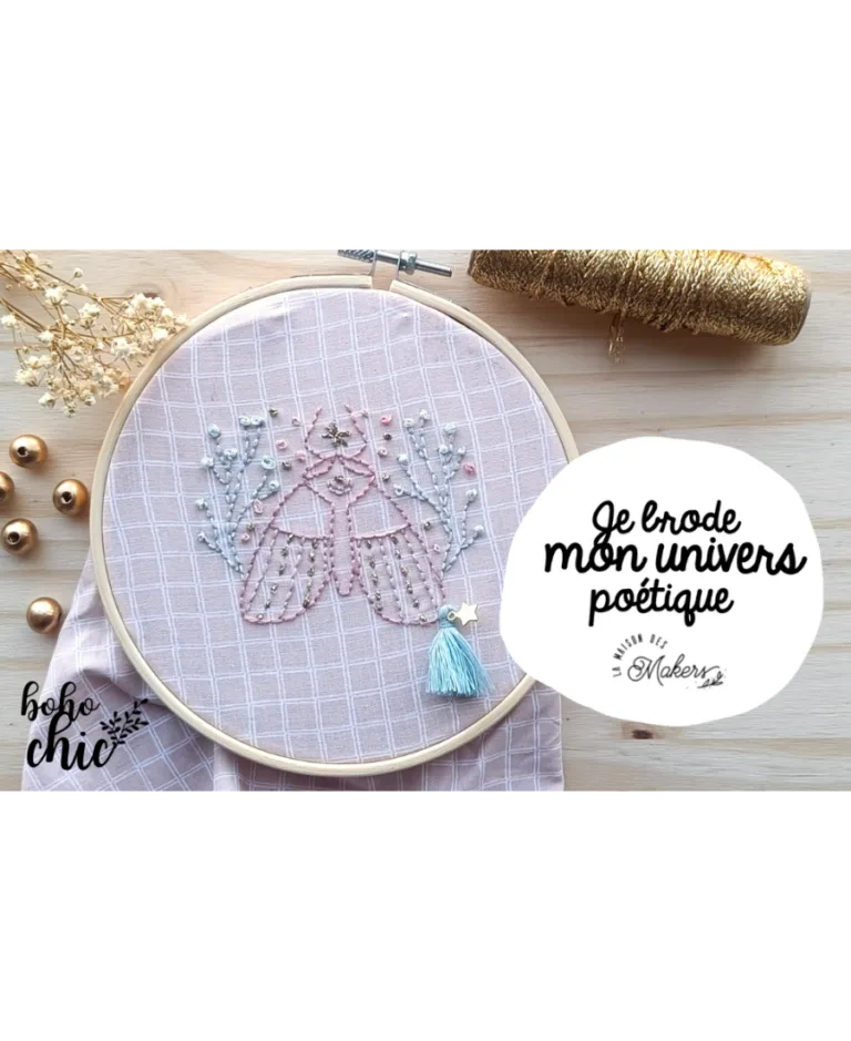 kit diy broderie je brode mon univers poetique la maison des makers