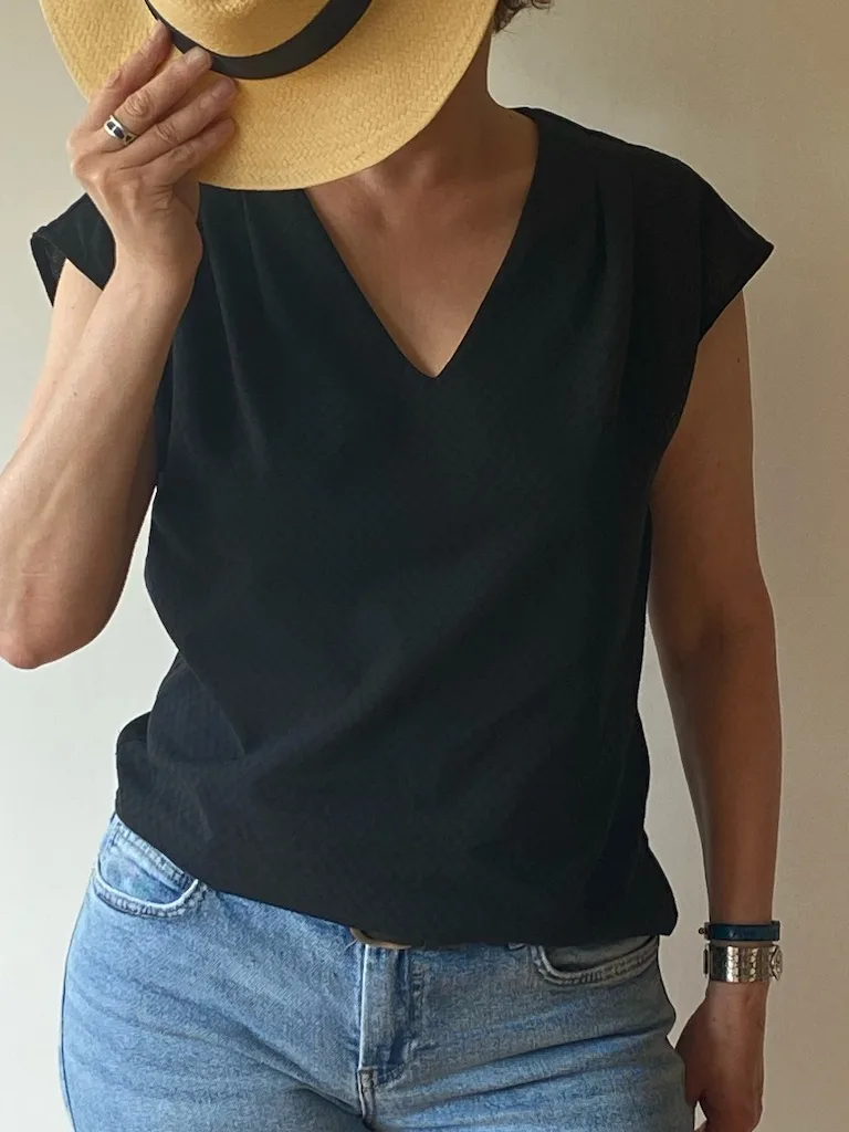 etoffe et motif blouse declic atelier scammit