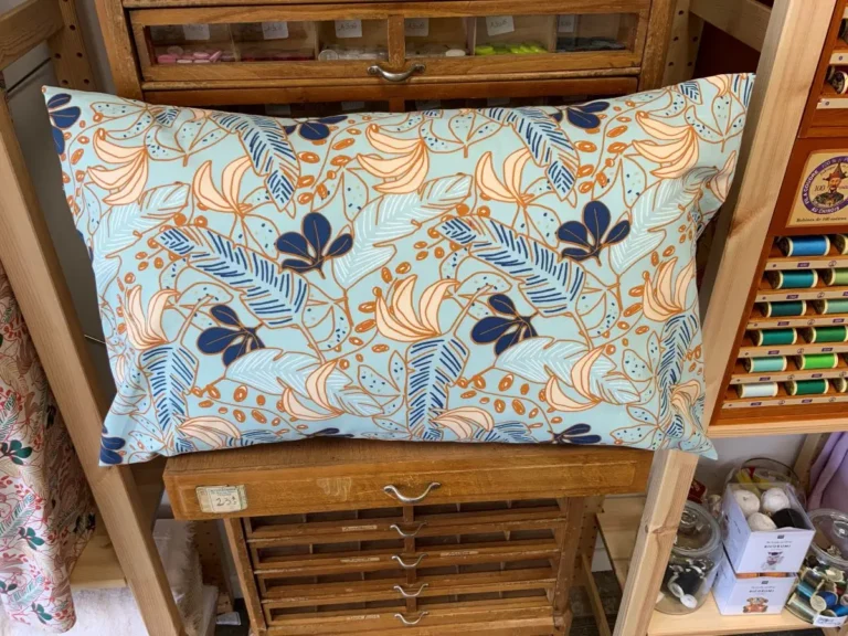 couture facile housse coussin coton etoffe et motif