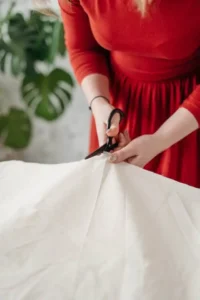 Faire une toile en couture avant de couper le tissu définitif
